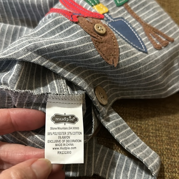 Adorable 2 piece mudpie outfit 3-6 months NWT - Picture 5 of 7